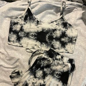 Tank top and shorts matching set